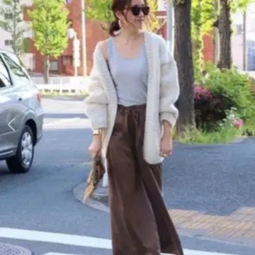 TODAYFUL 울 가디건 38 핸드니트 가디건