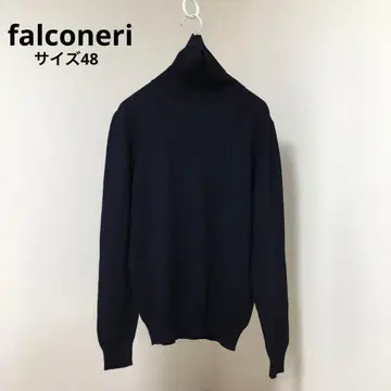 [팔코넬리] 미사용 새상품 터틀넥 울 니트 엘보 패치