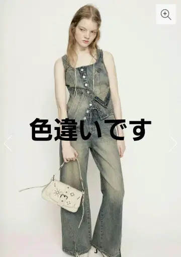 LAYERED CORSET DENIM BUSTIER-C