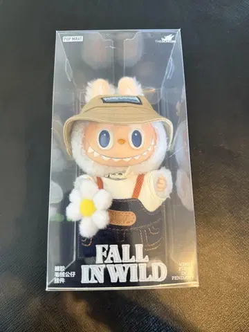 POP MART LABUBU FALL IN WILD 봉제 인형 펜던트