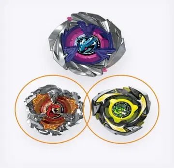 베이블레이드 x 헬즈 블레이드 J3-60GF 티라노 로아 1-70L 세트