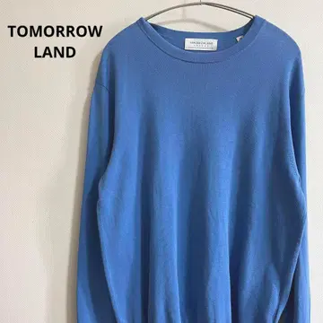 TOMORROW LAND tricot 니트 BLUE 코튼 남성용 S