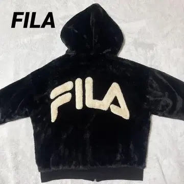 [ 새상품급 ] FILA 인조 모피 후드티
