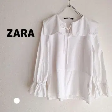 ZARA 빅 옷깃 자라 블라우스 9906