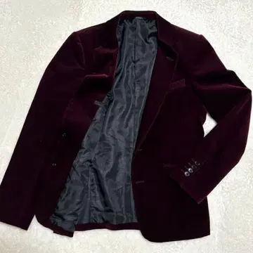 잭 로즈 코듀로이 테일러드 자켓 보르도 44 S-M 정도