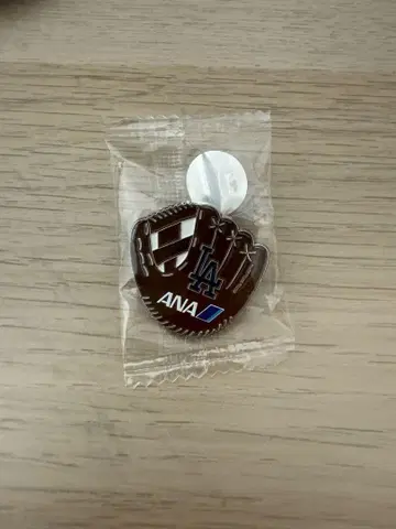 LA 다저스 ANA 야구 그로브형 핀 배지 2개 세트 (개별 구매 가능)