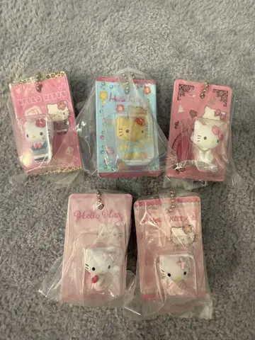 HELLO KITTY 패키지 미니어처 컬렉션 5종 세트