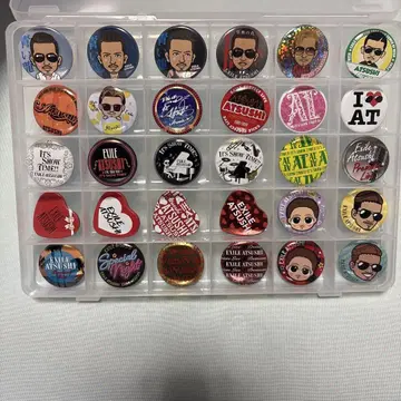 EXILE ATSUSHI 미니 캔뱃지 세트