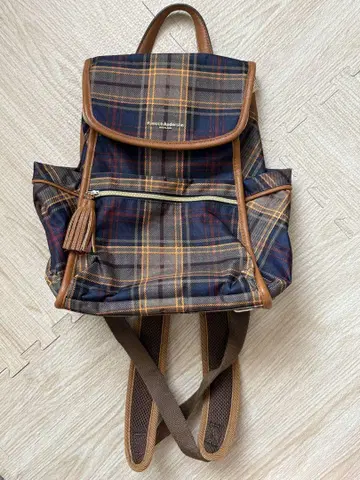 Kinloch Anderson 체크 무늬 백팩