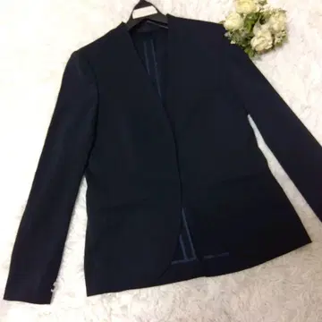 ICB 노카라 자켓 스트레치 다크 네이비