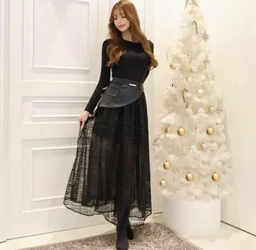 Randy S 사이즈 코르셋 롱 스커트