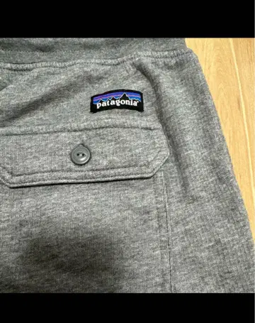 patagonia 그레이 숏팬츠 맨투맨 스타일