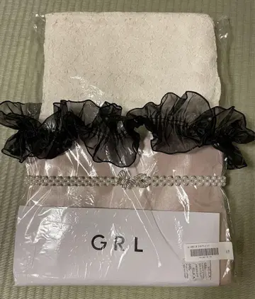 GRL 레이스 유카타 오비 펄 나비 허리띠 프릴 오비 장식 천