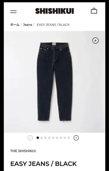THE SHISHIKUI EASY JEANS / BLACK 36