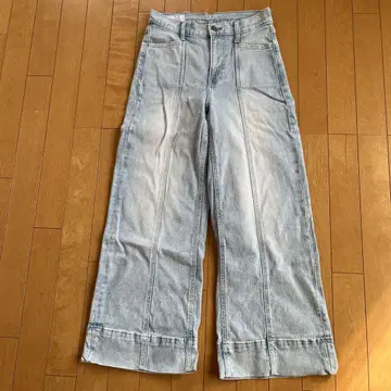 GAP 하이라이즈 스트라이드 와이드 앵클 데님 25