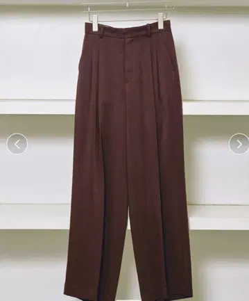 todayful Tuck Wide Trousers choco 36
