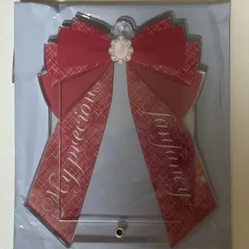 후쿠야 이케부쿠로 한정판 포토 카드 아크릴 프레임 리본 트위드 체크