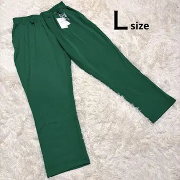택 포함 새상품 THE SHOP TK 스웨트 팬츠 그린 L