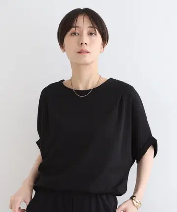 INDIVI [ 세탁 가능 / UV 케어 ] 돌먼 슬리브 형태 상의