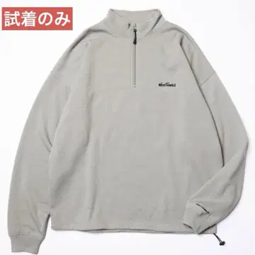 와일드 띵스 빅 실루엣 하프 지퍼 풀오버 맨투맨