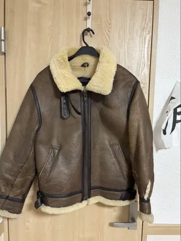 B-3 타입 양가죽 자켓 브라운