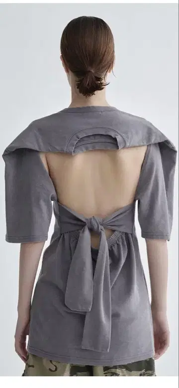 selenahelios Washed Mini Dress(GRAY)