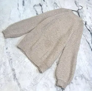 아이테마즈 어반 리서치 긴팔 니트 루즈핏 칠부 기장 심플 무지