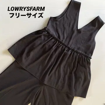 LOWRYSFARM 페플럼 올인원 블랙 프리 사이즈