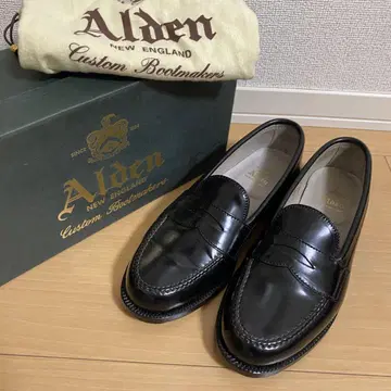 [최고급] 알든 코도반 코인 로퍼 alden