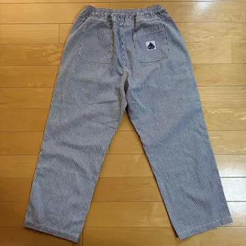 XLARGE 스트라이프 팬츠 네이비 컬러 (남성용 Msize)