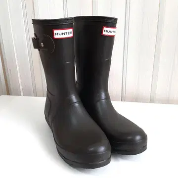 미사용과 같은 HUNTER 헌터 남성용 레인부츠 장화 MS56