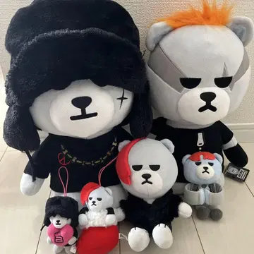 BIGBANG KRUNK 지드래곤 G-DRAGON 봉제 인형 세트