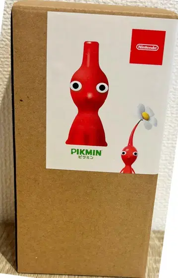 빨간색 피크민 한 송이 꽃병 Nintendo 한정판 미사용 새상품