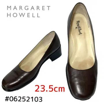 MARGARET HOWELL 펌프스 청키힐 23.5cm