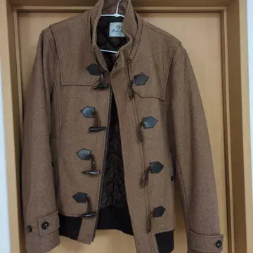 Men's Bigi 브라운 더플 코트