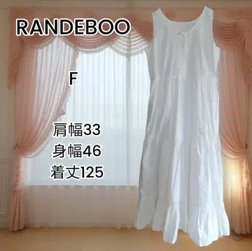 RANDEBOO 슬리브리스 원피스 F 화이트