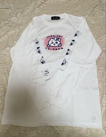 마법사 치이카와 (먼작귀) 긴팔T셔츠