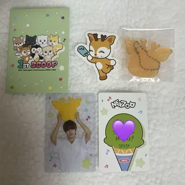 NEXZ 세이타 NEXZOO 아크릴 키링 스티커 클리어 트레이딩 카드