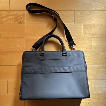 다크 그레이 나일론 비즈니스 백