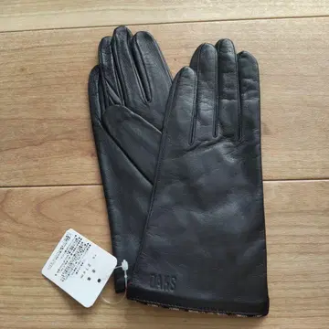 DAKS 블랙 가죽 장갑 21cm 미사용 새상품