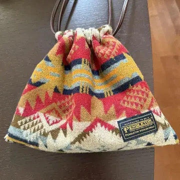Pendleton 기하학 패턴 드로우 스트링 백