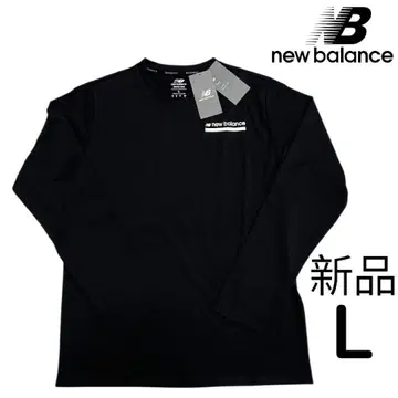 NEW BALANCE 블랙 긴팔 T셔츠 L 새상품