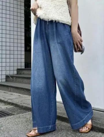 차오패닉 티피 부드러운 와이드 이지 팬츠