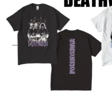 spark!sound!!show!! DEATHWISH 티셔츠 블랙 스사시