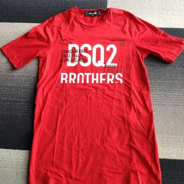 DSQUARED2 레드 T셔츠 XXS사이즈