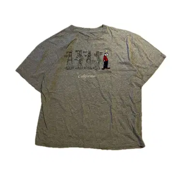 00s/Disney/XL/셔츠/그레이/새상품급/Vintage/아트