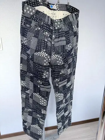 JAPAN BLUE JEANS 데님 팬츠 자가드 데님 와이드 팬츠