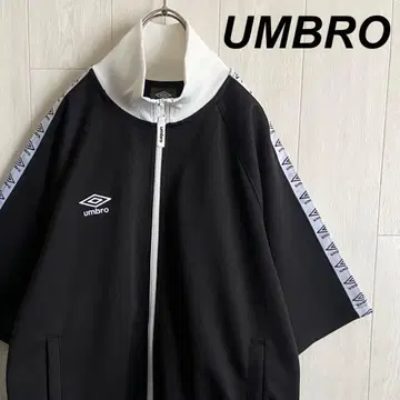 엄브로 UMBRO 자수 로고 프린트 로고 반팔 트랙 자켓 저지