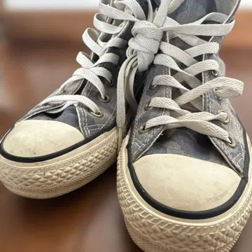 Converse 그레이 카모플라쥬 하이컷 스니커즈