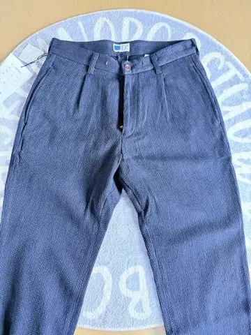 JAPANBLUE 데님 팬츠 S 턱 네이비 나염